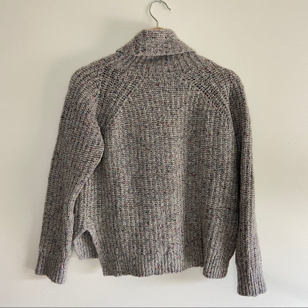 Madewell colorfleck ribbed turtleneck sweater - Picture 8 of 8